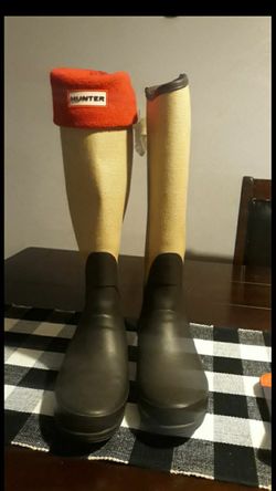Hunter rain boots