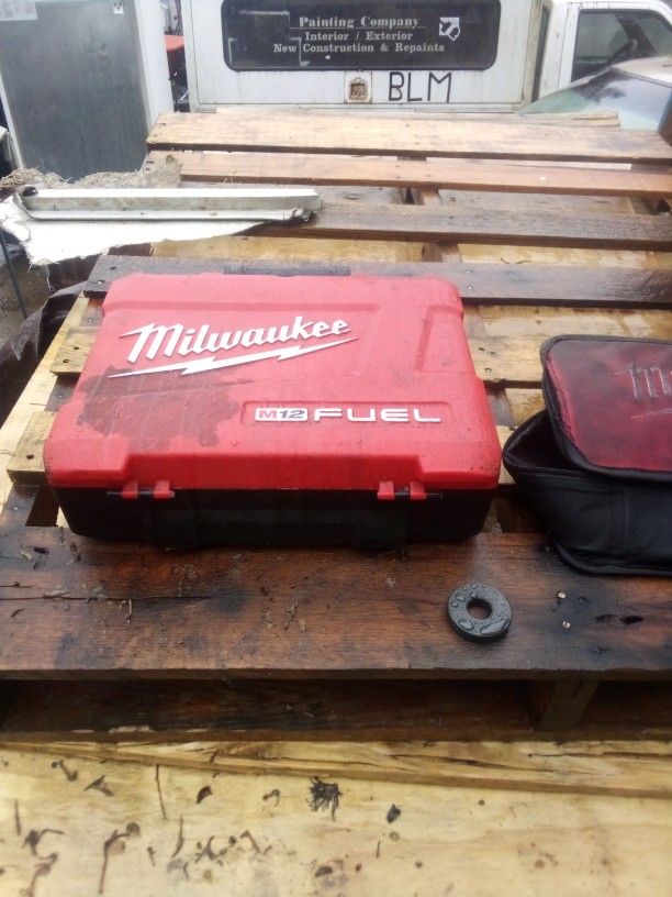 Milwaukee Drill In Sawzall case.