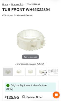 Tub front