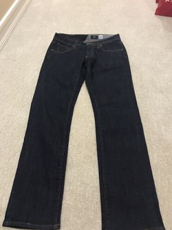 Volcom slim straight blue jeans 28