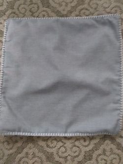 Light Grey Zippered Pillow Cover