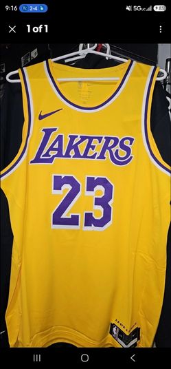 LeBron James authentic jersey size large