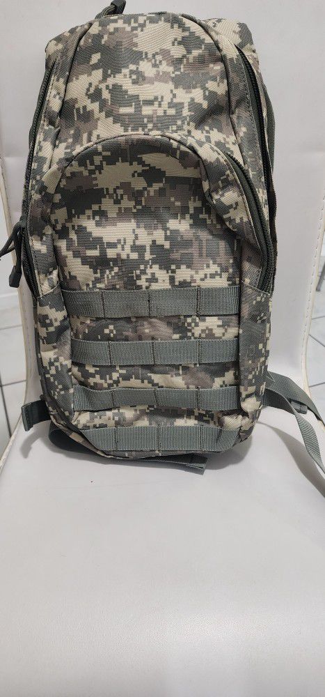 actical Military Camo ACU Hydration Pack Backpack 