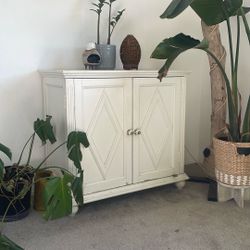 White Storage Cabinet 