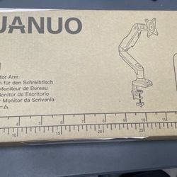HUANUO - Single Arm Adjustable Monitor Stand Full Motion Desk Mount 13-27" 14lbs