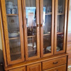Oak Hutch