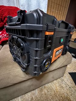 Ridgid tool box speaker box custom