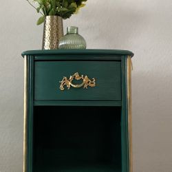 Vintage Single Drawer Night, Side, End Table