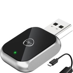 Adaptador inalámbrico Android Auto Carplay - Adaptador de coche inalámbrico 2 en 1 Android Auto y Car Play, control estable sin retraso [2026 Actualiz