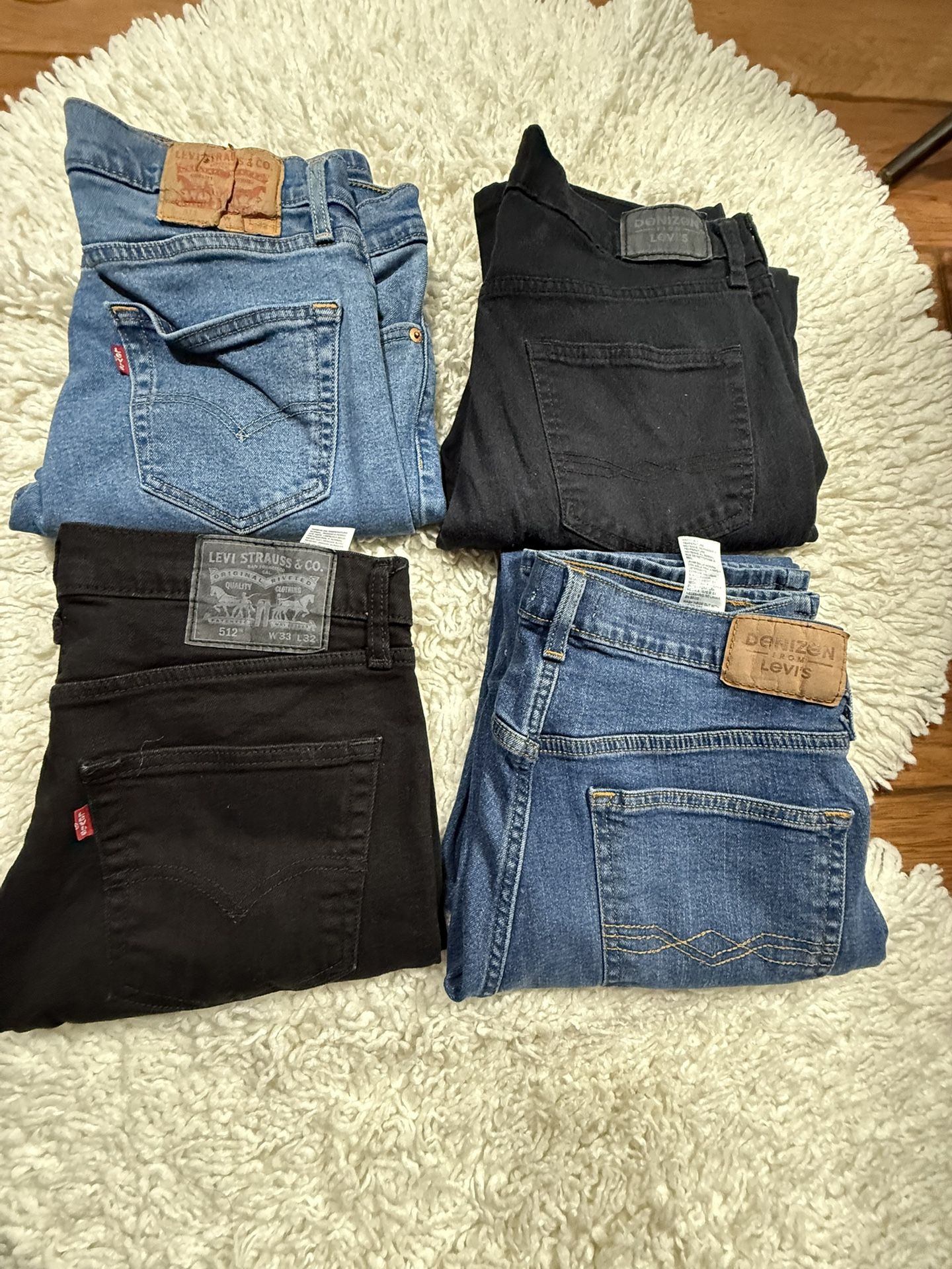 Take all Levi’s men’s denim jeans Size 33x32