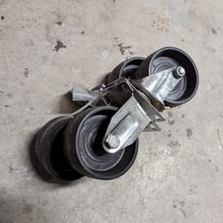 Set of 4 Toolbox casters from craftsman tool chest