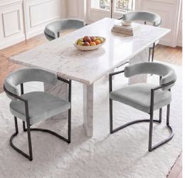 ✅NEW 4- MODERN DINING CHAIRS VELVET