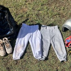 Youth Little League Baseball Bundle Cleats Glove Helmet Bag Pants