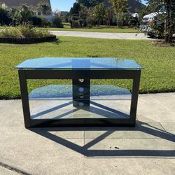 3 Tier Glass Tv Stand. Great condition. Retails over $125.  42” length 19”deep 22”tall