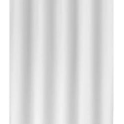 Hookless Embossed Moire Shower Curtain 71 x 74 - White - Durable Hotel Quality Shower Curtain