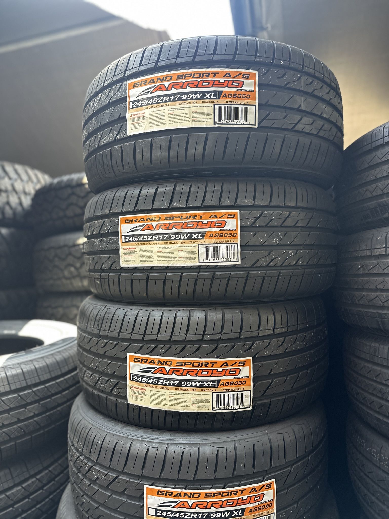 245/45/17 Arroyo Brand New Free Mount And Balance Montadas Y Balanciadas Gratis