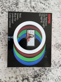 MUST GO - Sunpak 12” Rainbow Ring Light Blogging Kit