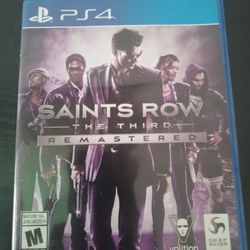 Saints Row The Third Remastered PS4 