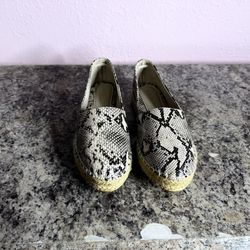 Snake Print Slip Ons