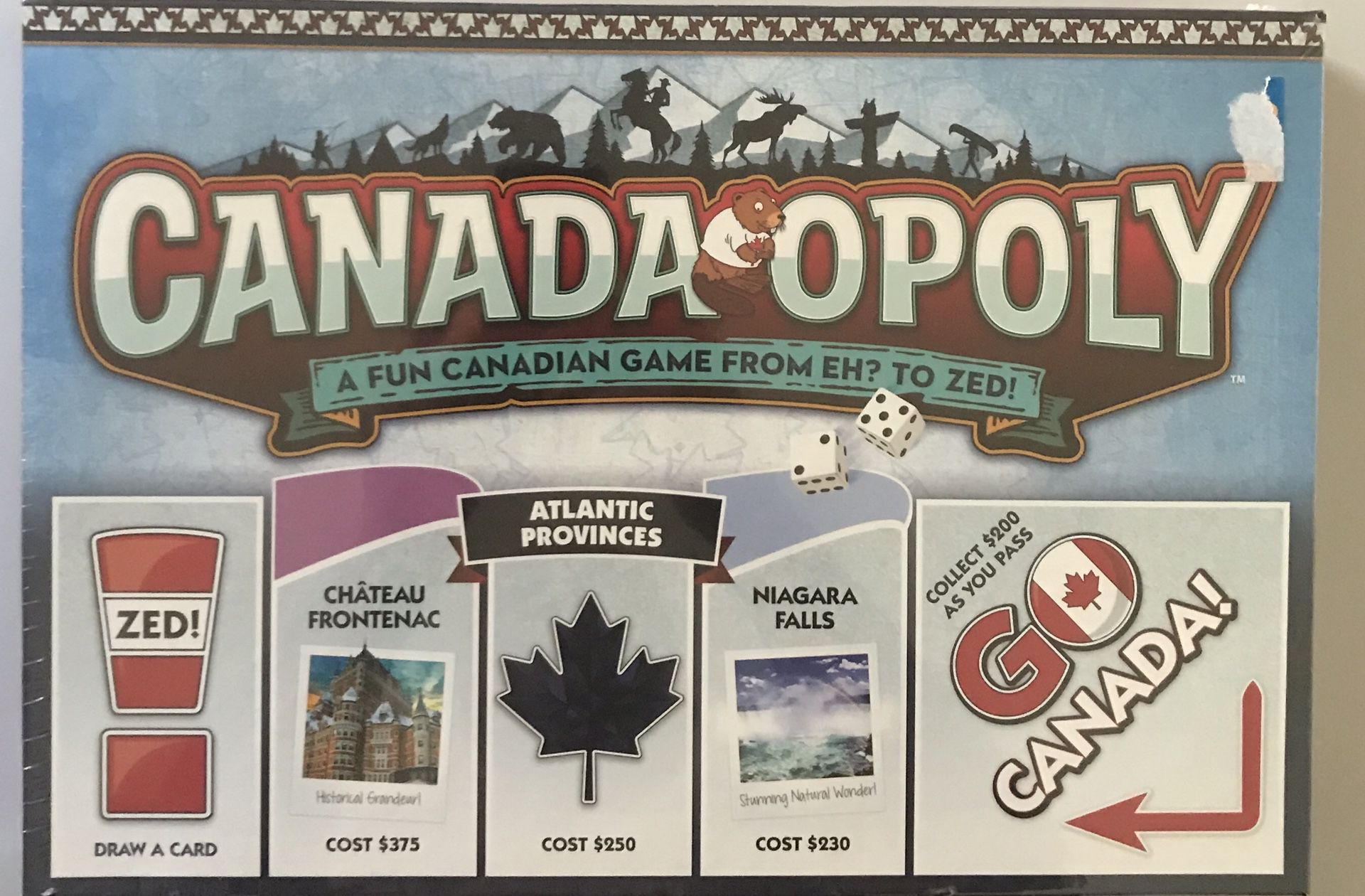 Canada Opoly fun board game