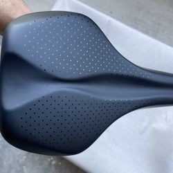 Bike Seat and Post From TREK Mountain Bike