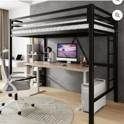 Metal Loft Bunk Bed Frame