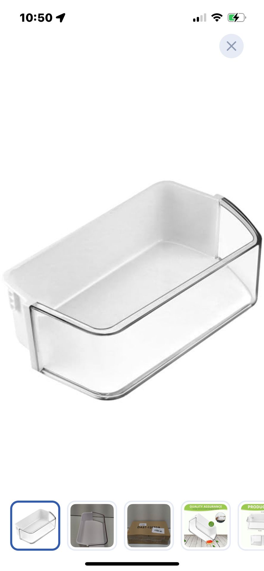 “New”Right Door Shelf Bin For Samsung Refrigerator