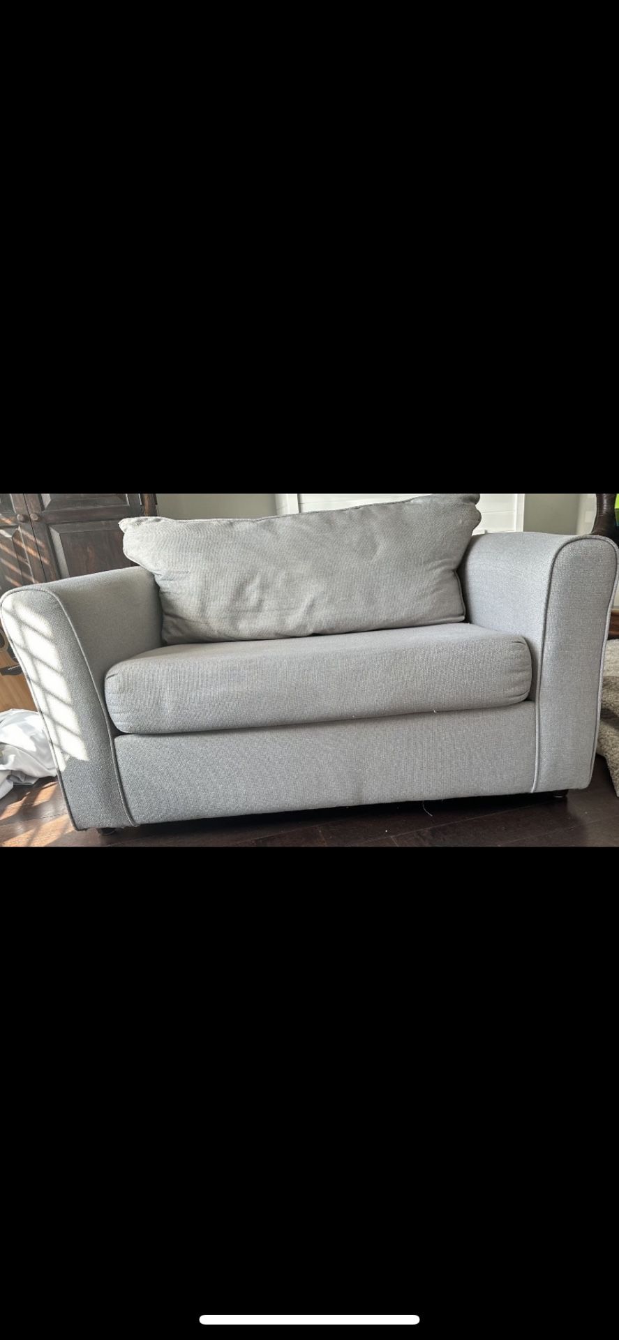 Grey Twin Sofa Bed 