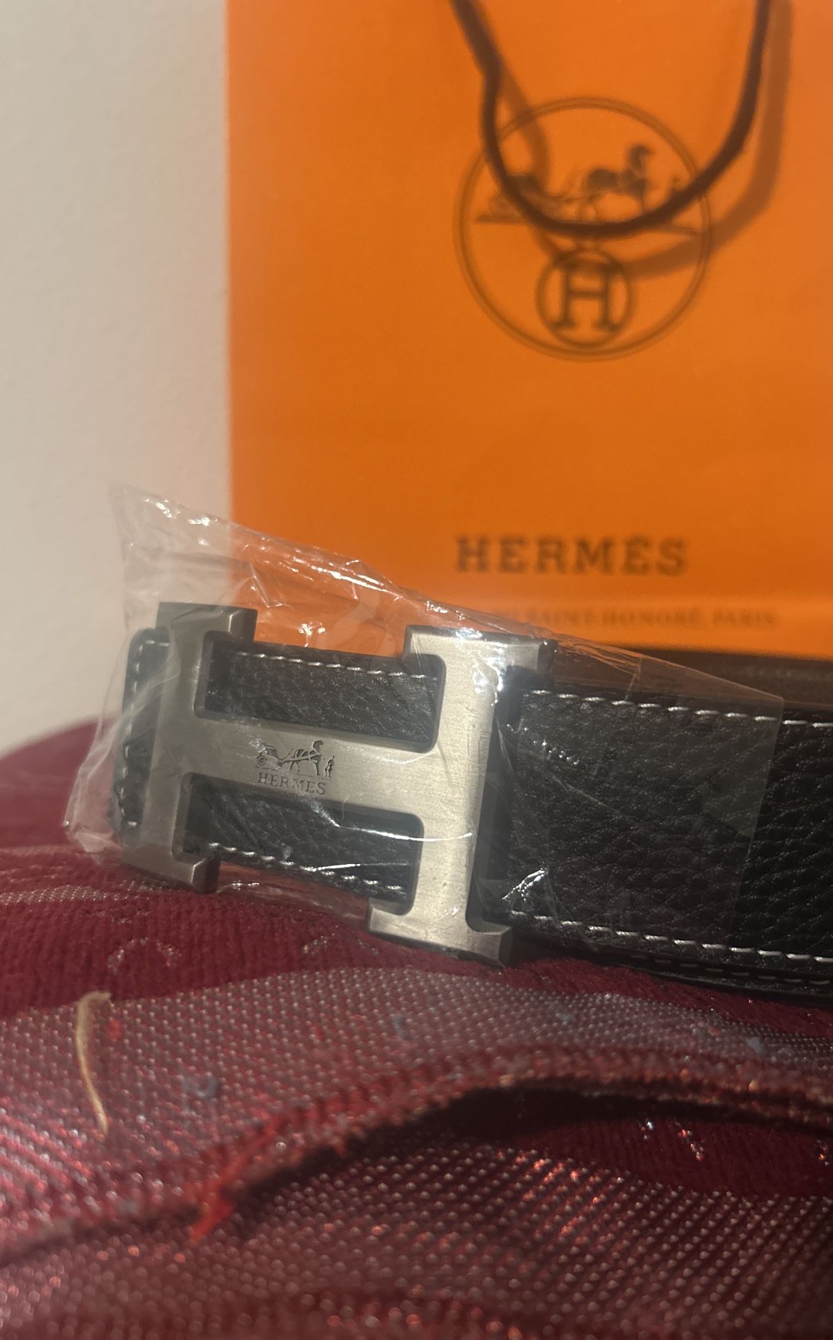 Hermes Black Men’s Belt