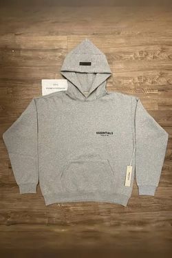 essential Fear of good dark oat hoodie