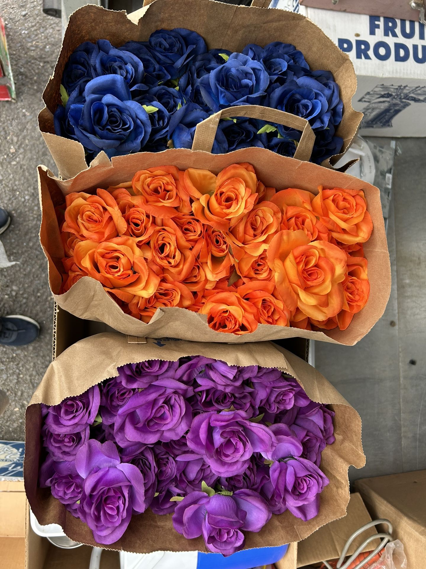 Silk flowers