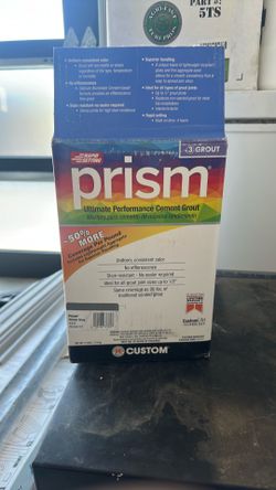 Prism cement grout