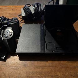 Black PS2 Slim Console