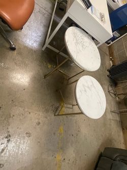 Marble End table duo