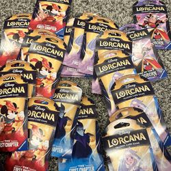 Disney Lorcana First Chapter Trading Cards
