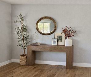 Maple Hardwood Waterfall Console Table 