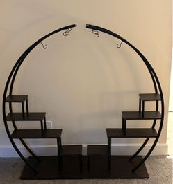Dual plant shelves