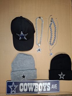 DALLAS COWBOYS CAPS NECKLACE.  READ DETAILS 