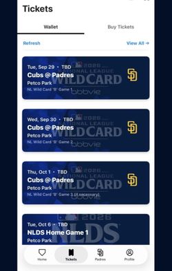 9/29-9/30 (Gallagher Square) San Diego Padres vs Chicago Cubs
