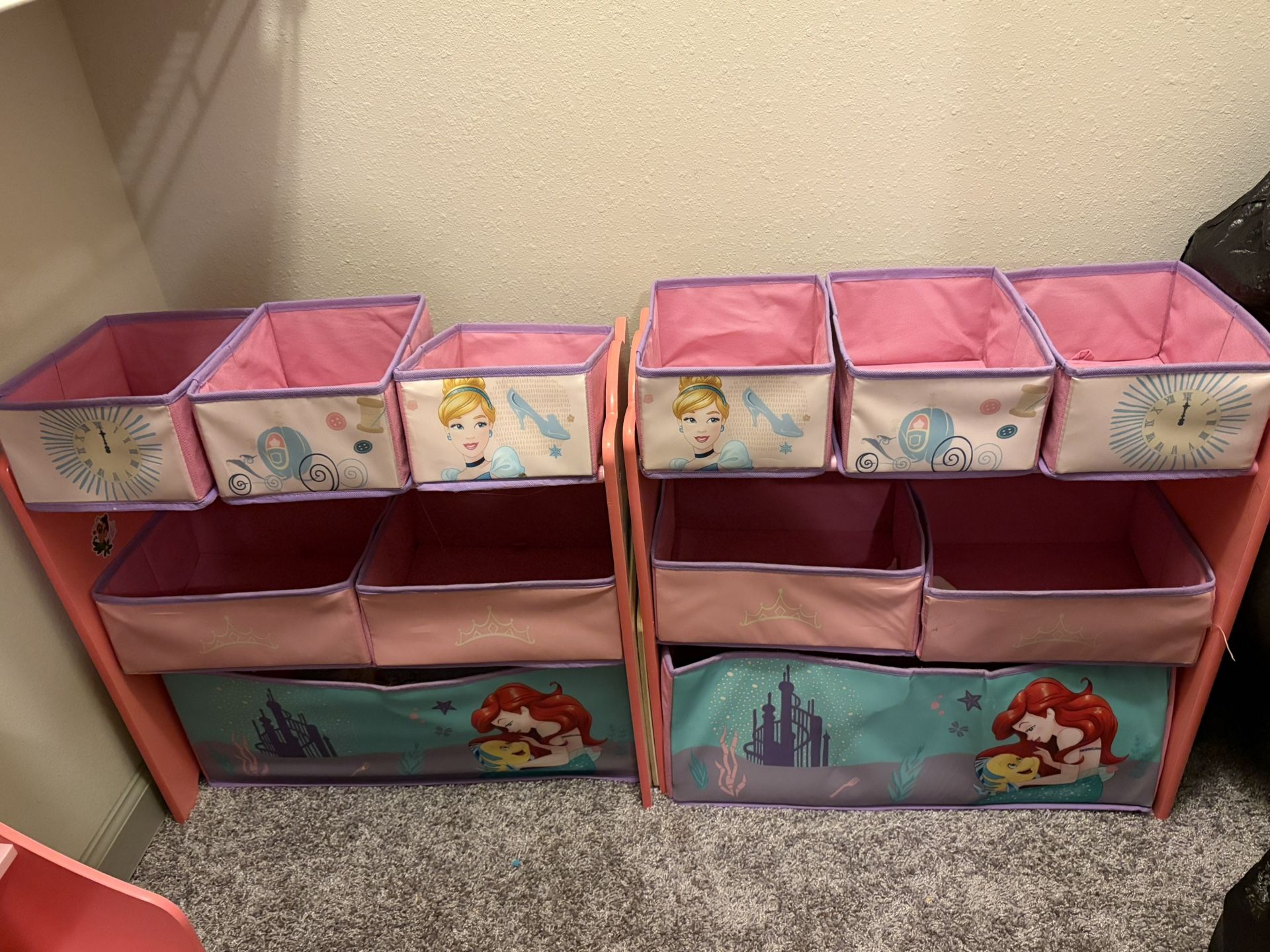 Delta Children Design & Store 6 Bin Toy Storage Organizer, Disney Princess