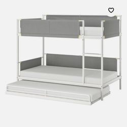 Used IKEA Vitval Bunk Bed With Trundle