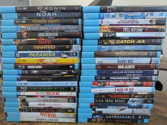 40 Blu-ray Movies ($30 for Everything)