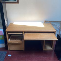 Wooden Computer Desk (Used)