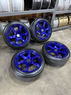 Enkei T6S 18” wheels with Goodyear tires