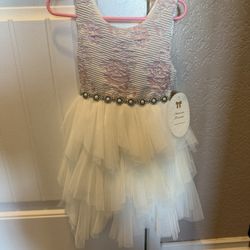 Little Girl Dress Size 4 - Brand New, Tags Attached 