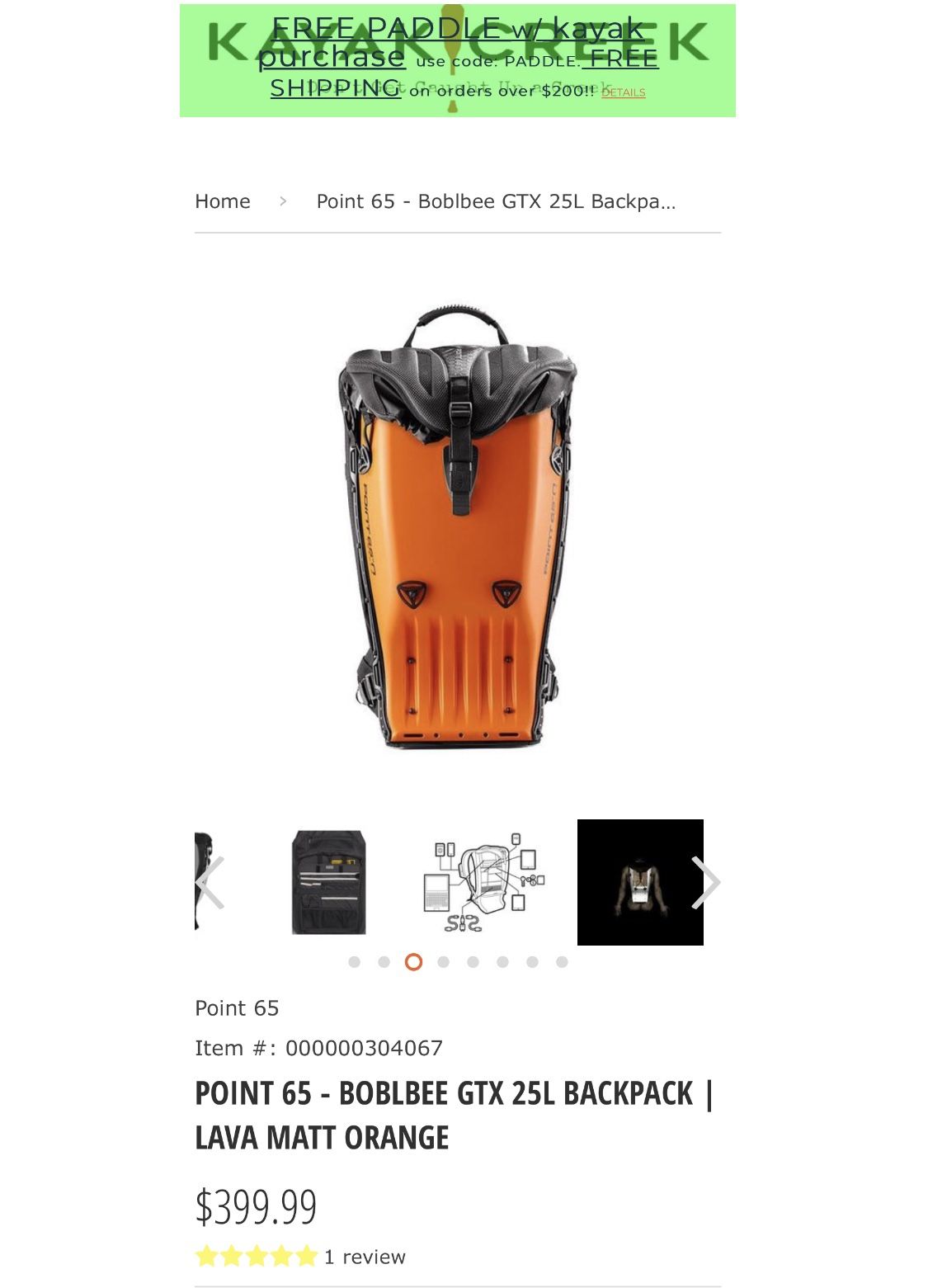 Boblebee ergonomic hiking backpack