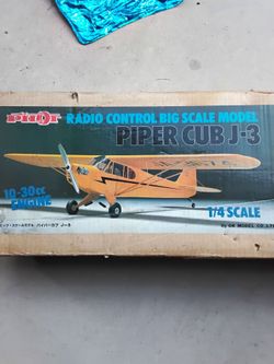 3/4 inch scale. Radio controlled plane
