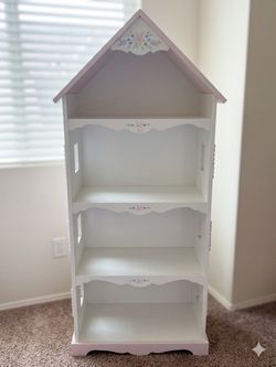 Bookcase  (pink/white)