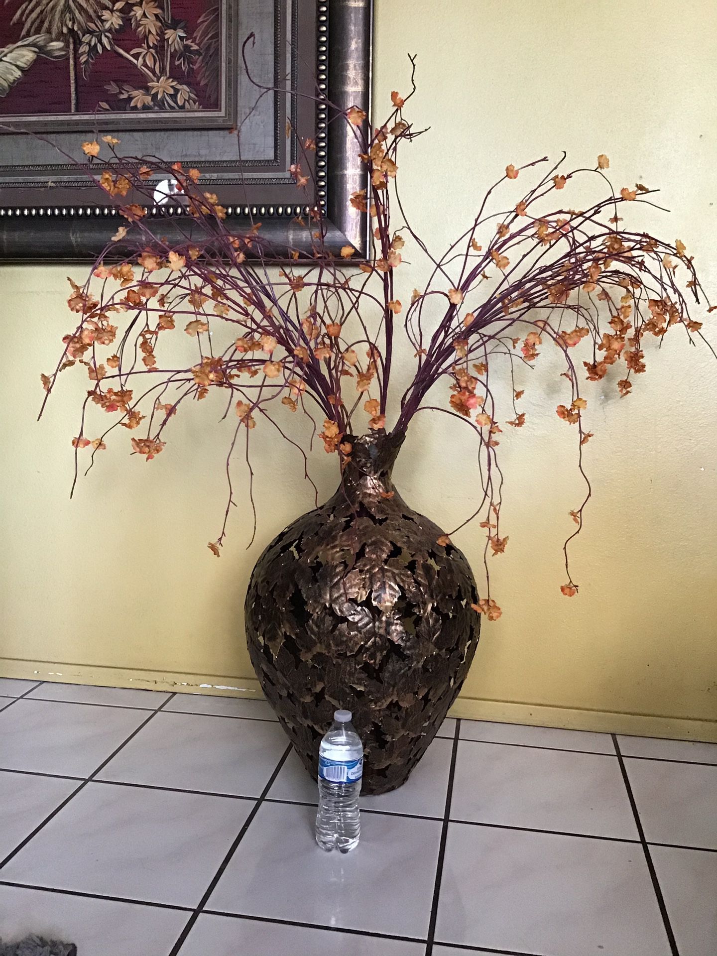 Metal flower vase/ Vase para Flores