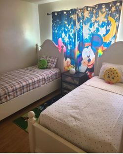 two twin bed frames